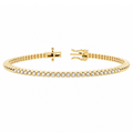 Radiant Silver Tennis Bracelet