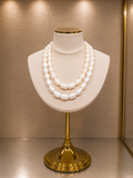 Classic Pearl Double Strand Necklace