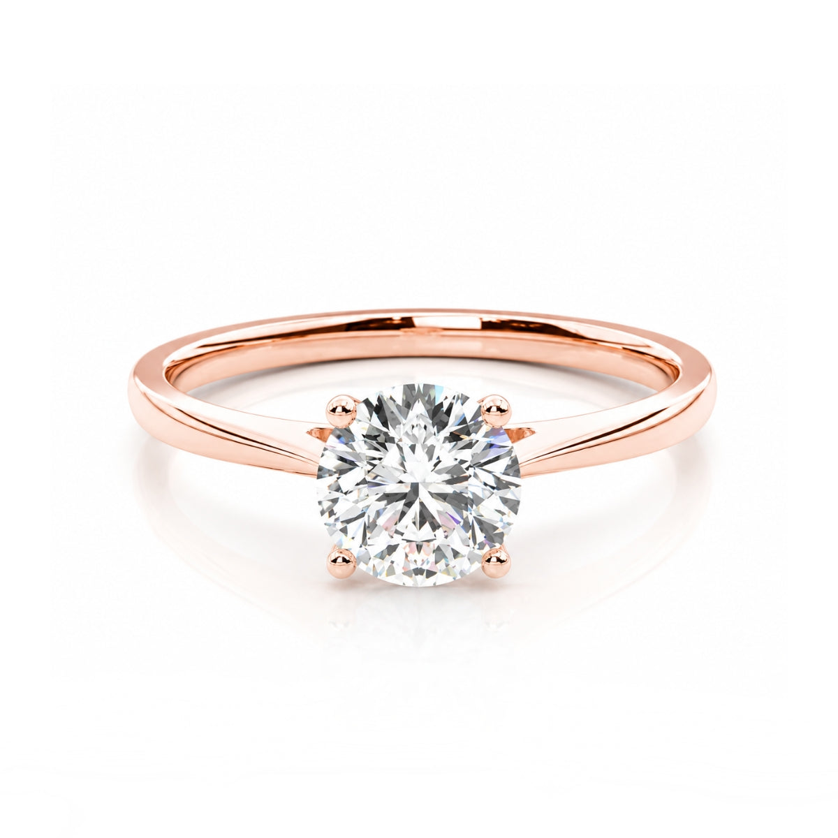 Round Cut Solitaire Engagement Ring