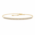Golden Line Diamond Bracelet