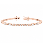 Radiant Silver Tennis Bracelet