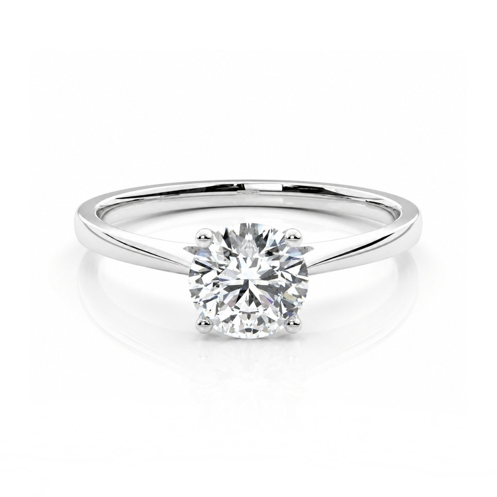 Round Cut Solitaire Engagement Ring