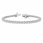 Bezel Set Diamond Bracelet