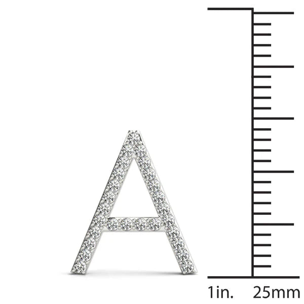 Petite Initial Pendant - Letters A-F