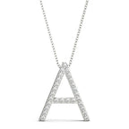 Petite Initial Pendant - Letters A-F
