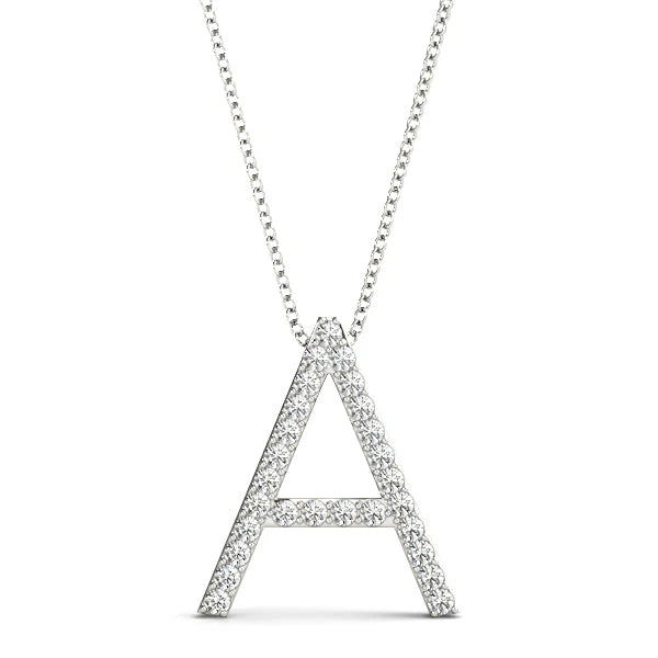 Petite Initial Pendant - Letters A-F