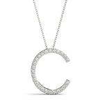Petite Initial Pendant - Letters A-F