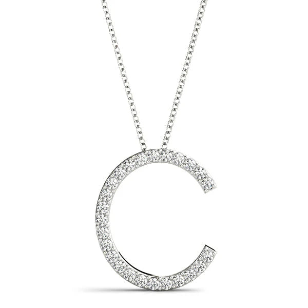 Petite Initial Pendant - Letters A-F
