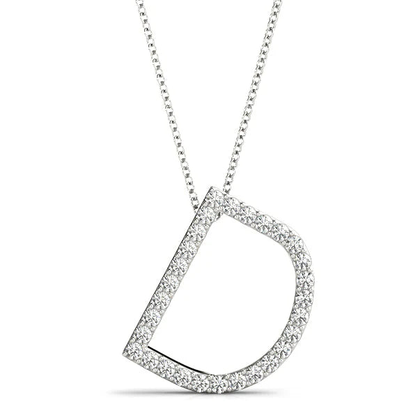 Petite Initial Pendant - Letters A-F