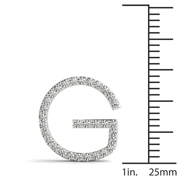 Petite Initial Pendant G–M