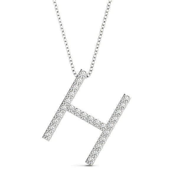 Petite Initial Pendant G–M