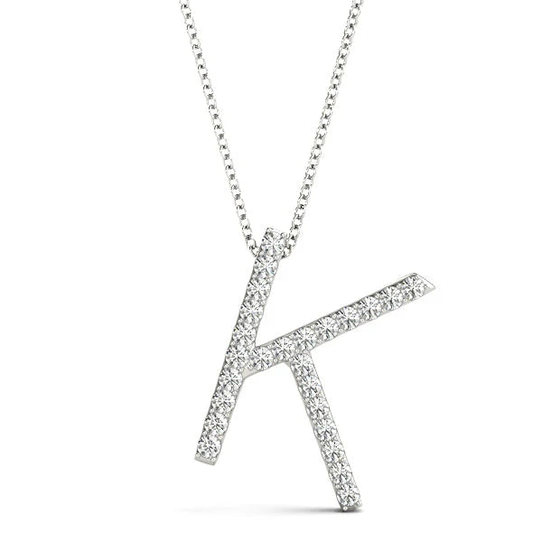 Petite Initial Pendant G–M