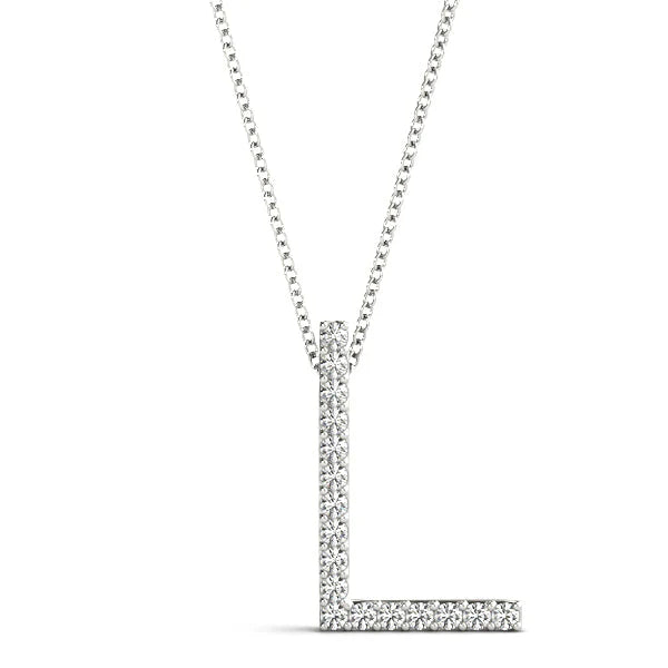 Petite Initial Pendant G–M