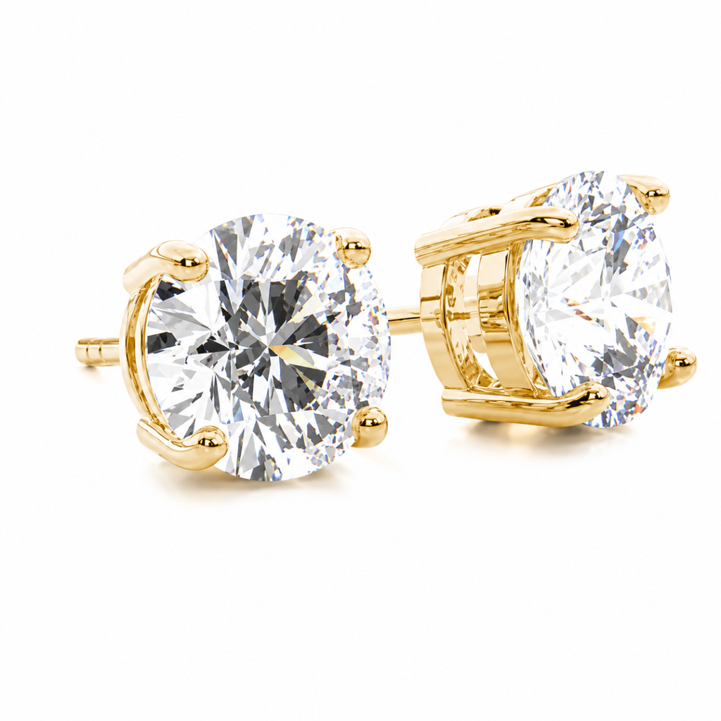 Eterna Diamond Stud Earrings