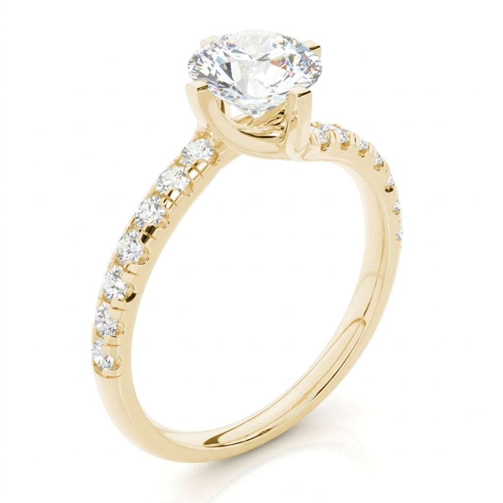 Starlight Swirl Ring