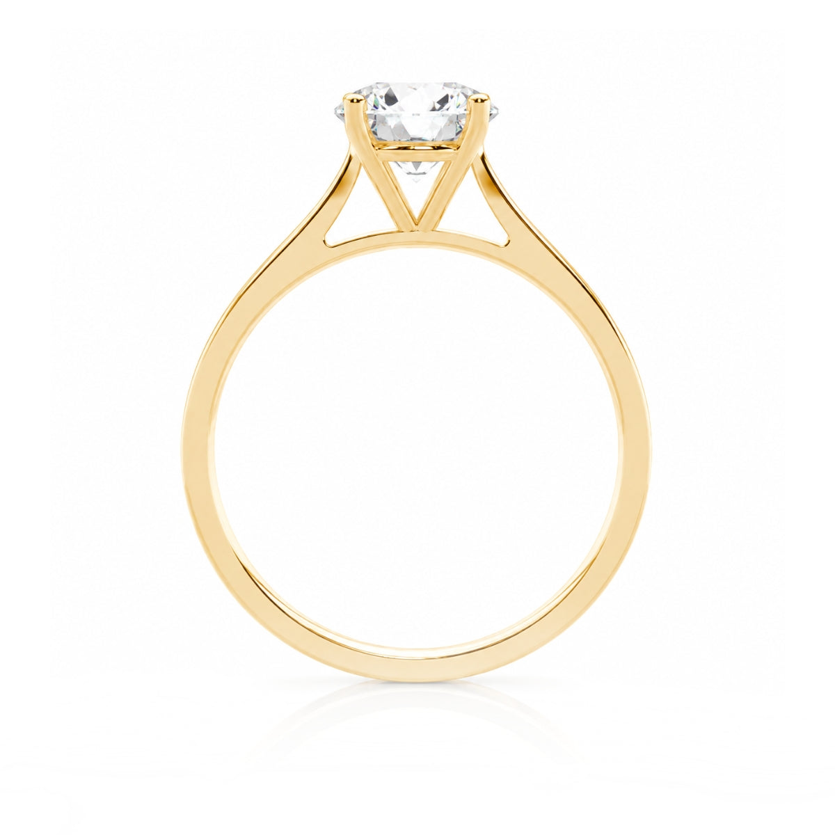 Round Cut Solitaire Engagement Ring