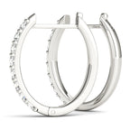 Diamond Huggie Earrings
