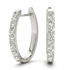 Diamond Huggie Earrings