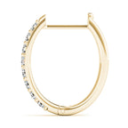 Diamond Huggie Earrings