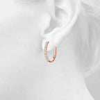 Diamond Huggie Earrings