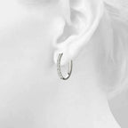 Diamond Huggie Earrings