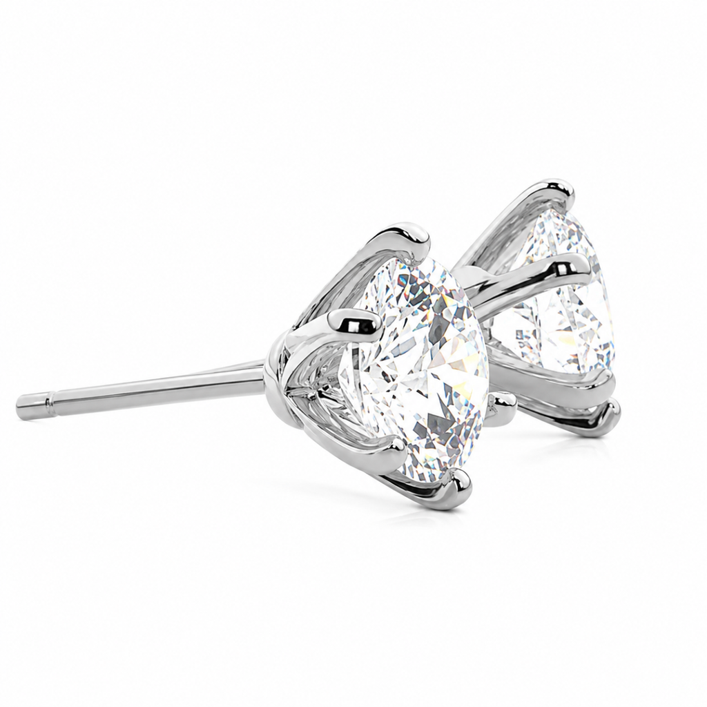 Radiant Halo-Prong Studs