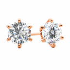 Radiant Halo-Prong Studs