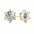 Radiant Halo-Prong Studs