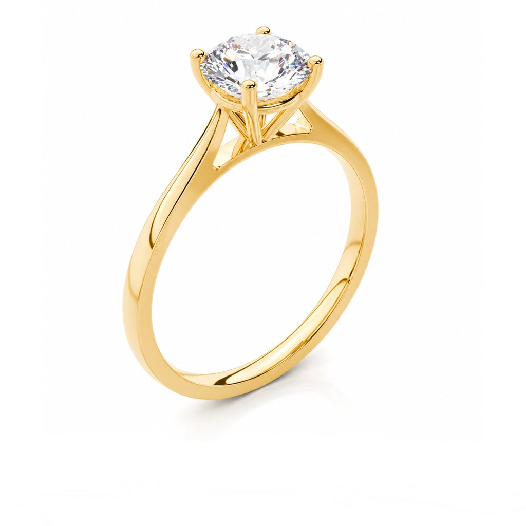 Round Cut Solitaire Engagement Ring