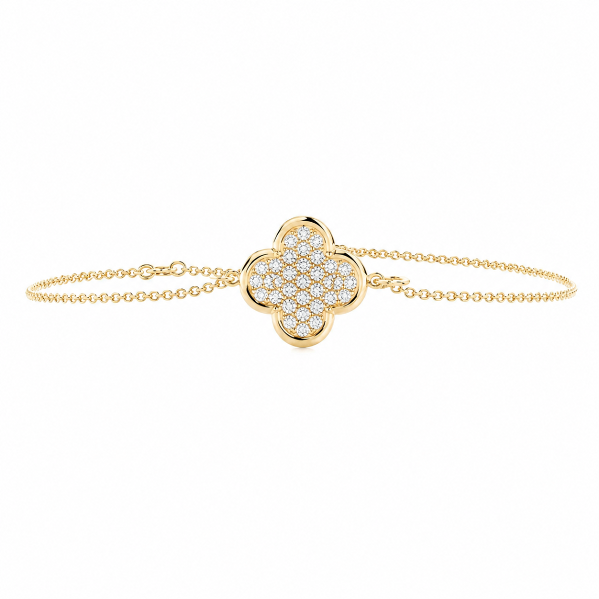 Golden Clover Spark Bracelet