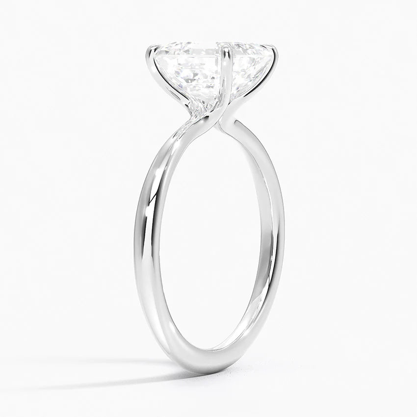 Aurora Asscher Setting Ring