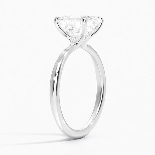 Aurora Asscher Setting Ring