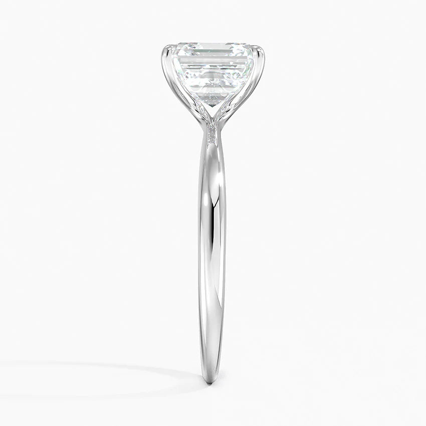 Aurora Asscher Setting Ring