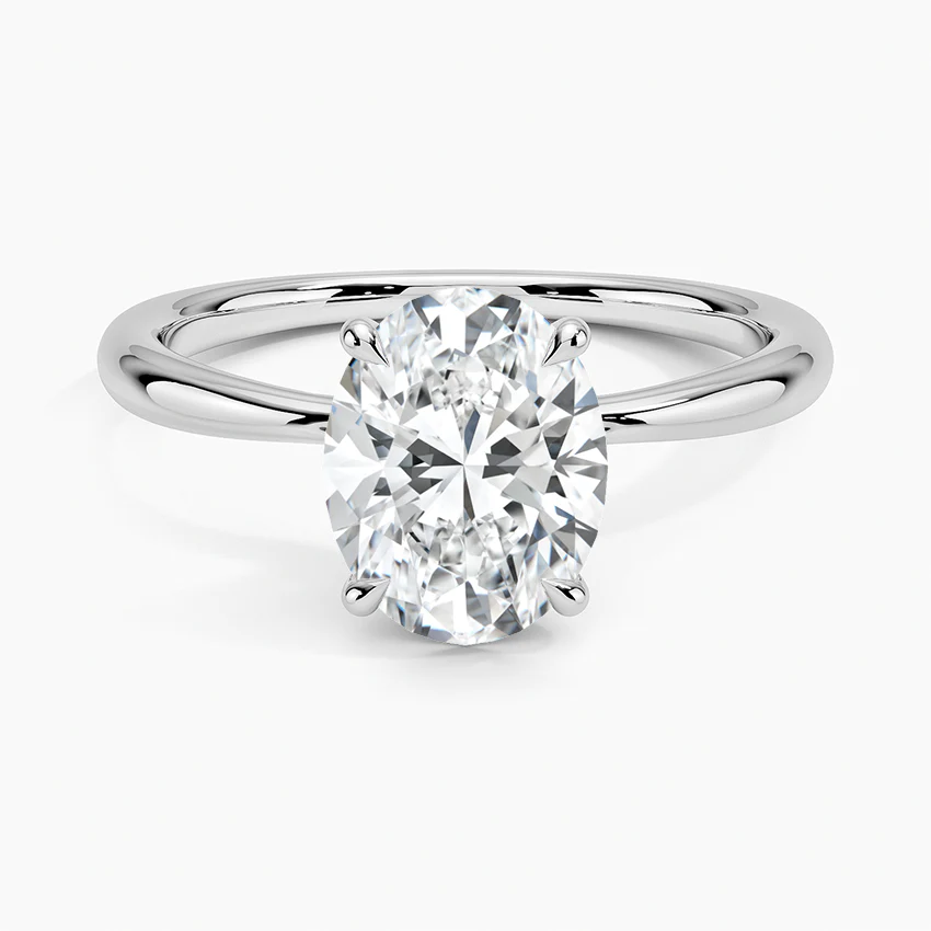 Aurora Oval Setting Ring