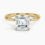 Aurora Asscher Setting Ring