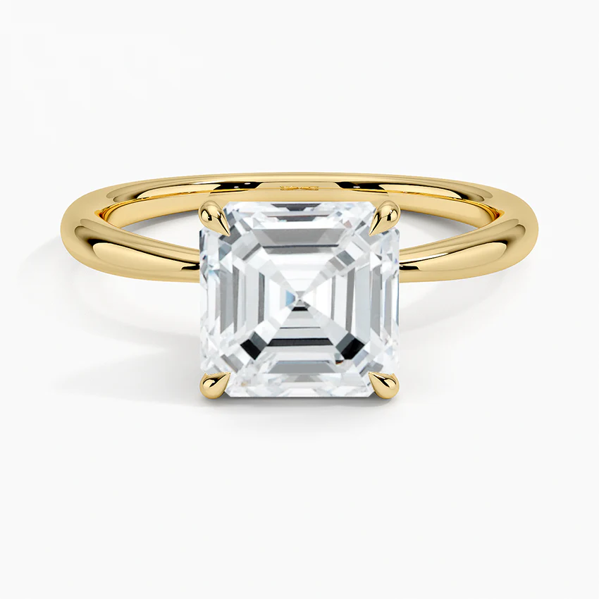 Aurora Asscher Setting Ring