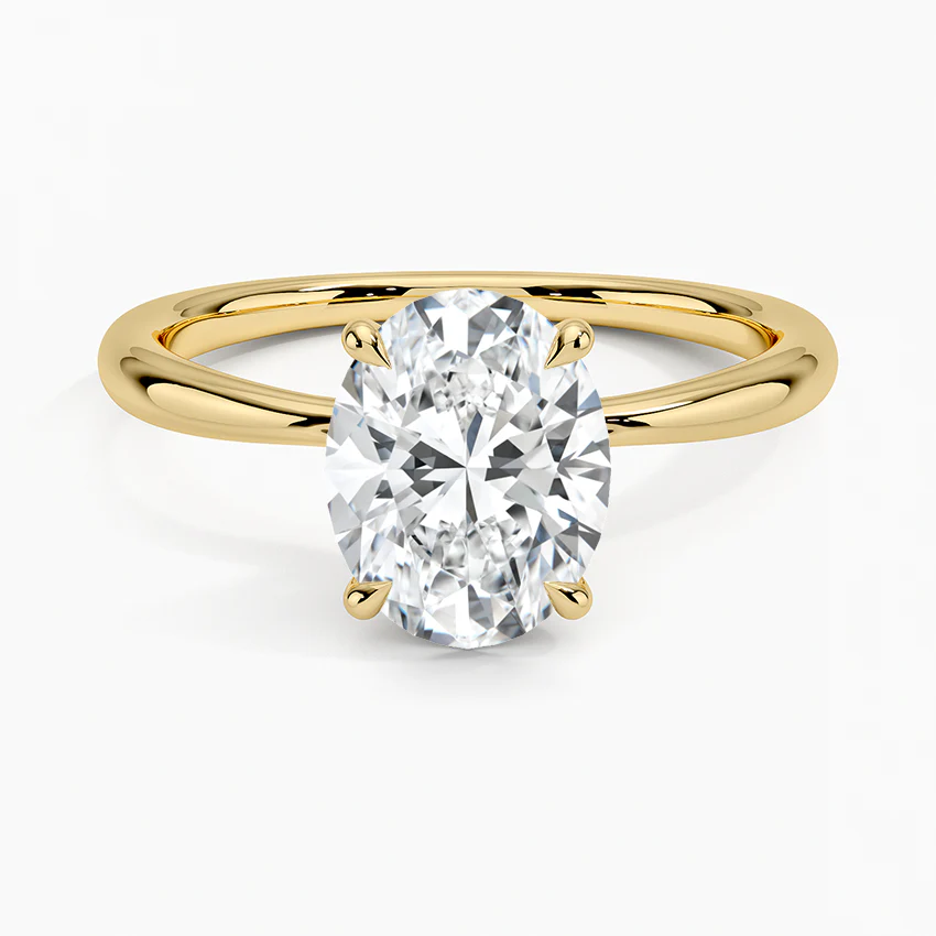 Aurora Oval Setting Ring