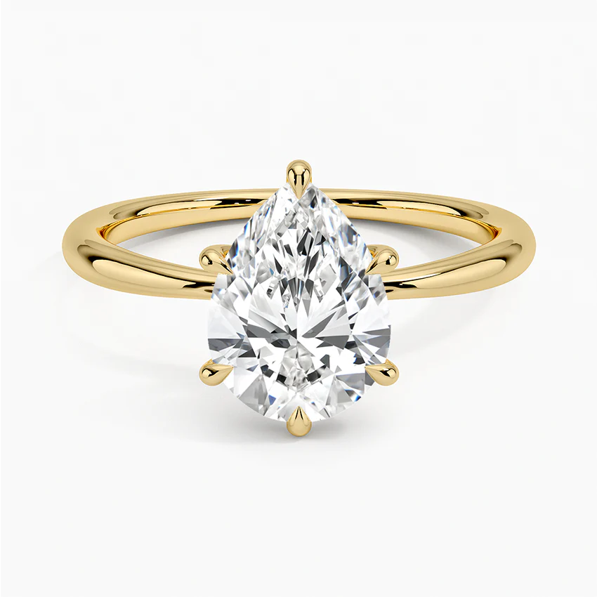 Aurora Pear Setting Ring