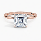 Elara Asscher Setting Ring