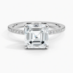 Saleena Asscher Setting Ring