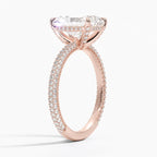 Radiant Three Row Pavé RIng