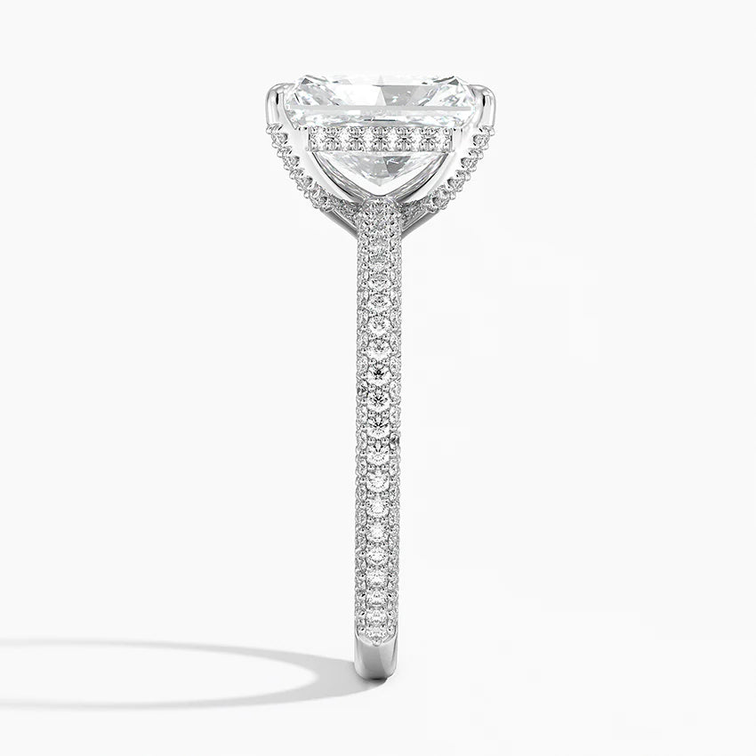 Radiant Three Row Pavé RIng