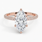 Elaris Three Row Pavé Ring