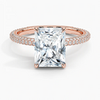 Radiant Three Row Pavé RIng