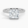 Princess Three Row Pavé Ring