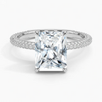 Radiant Three Row Pavé RIng