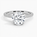 Round Three Row Pavé RIng