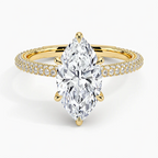 Elaris Three Row Pavé Ring