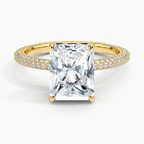 Radiant Three Row Pavé RIng