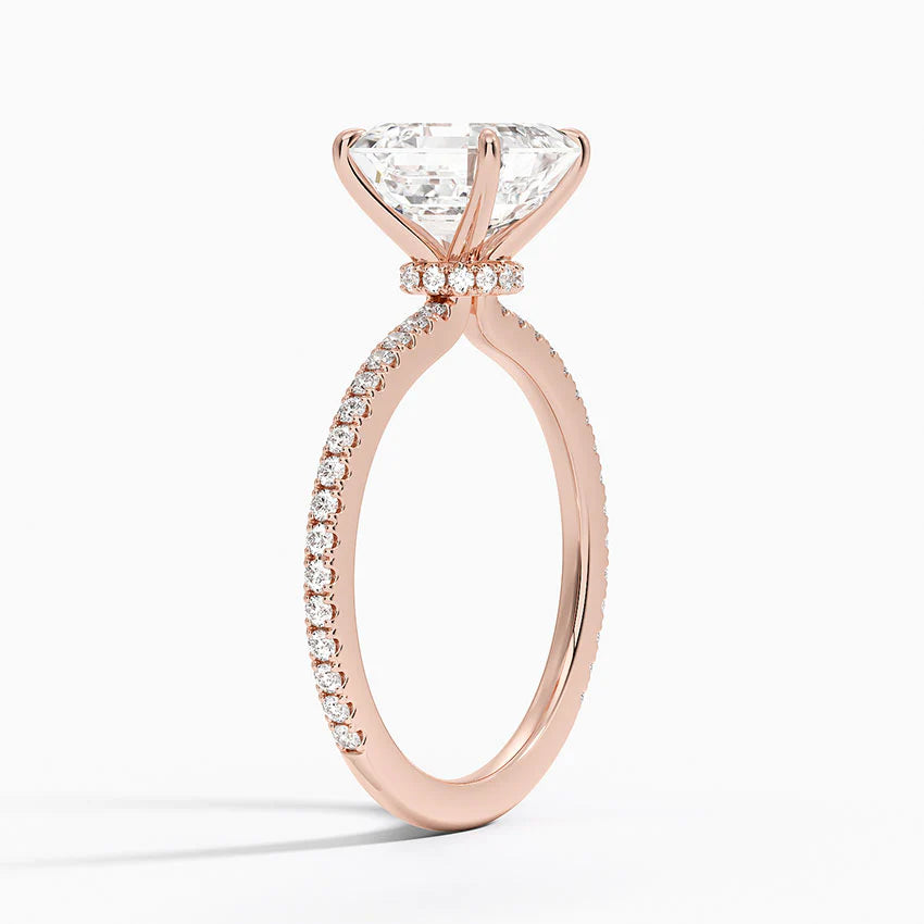Zivella Asscher Setting Ring